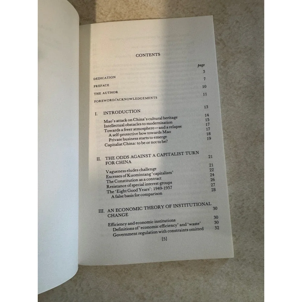 Will China Go Capitalist? Steven N. S. Cheung 1982 Hobart Paper 94 Economics